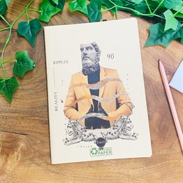 Art Tasarımlı Dönüşümlü Kraft Defter