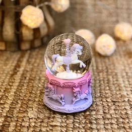Carousel Snow Globe