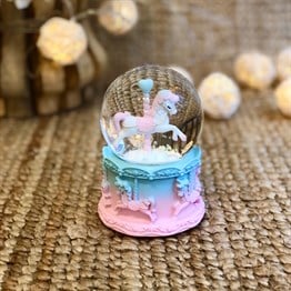 Carousel Snow Globe