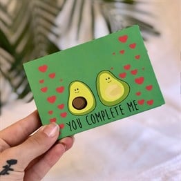 Avocado You Complete Me Mini Photo Album w/Stickers