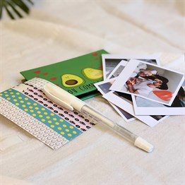 Avocado You Complete Me Mini Photo Album w/Stickers