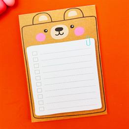 Ayı Tasarımlı To Do List Yapılacak Listesi