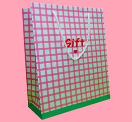 Bam 2103 Renkli Karton Çanta 32x26x12 cm x12
