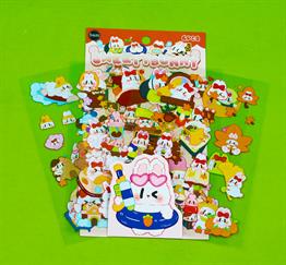 Bam 2110 Ayıcık Desenli 6lı Sticker x12 