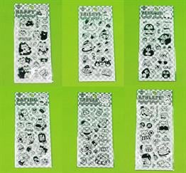Bam 2111 Şeffaf Sticker x12