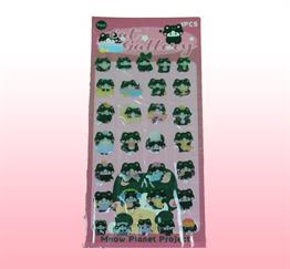 Bam 2113 4 Model Kedi Sticker x12