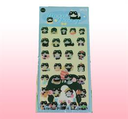 Bam 2113 4 Model Kedi Sticker x12