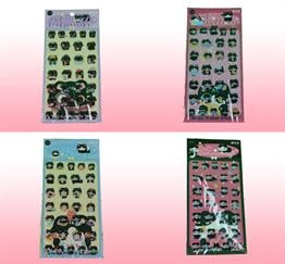 Bam 2113 4 Model Kedi Sticker x12