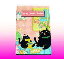 Bam 2114 Kedi Tasarımlı Post-it Not Defteri x8