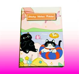 Bam 2114 Kedi Tasarımlı Post-it Not Defteri x8