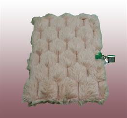 Bam 2117 80 Yaprak Çizgili Kilitli Peluş Defter x4