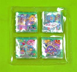 Bam 2124 4 Bölmeli 100 adet Sticker x12