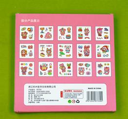 Bam 2124 4 Bölmeli 100 adet Sticker x12