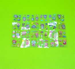 Bam 2124 4 Bölmeli 100 adet Sticker x12