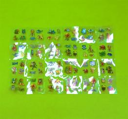 Bam 2125 4 Bölmeli 100 adet Sticker x10