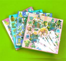 Bam 2125 4 Bölmeli 100 adet Sticker x10