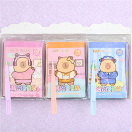 BAM 2127 8*12 cm. 12 Sayfa Sticker 12 Sayfa Giydirme Cımbızlı Sticker X24