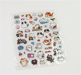 Bam 2149 Hayvan Figürlü Puf  Sticker X12