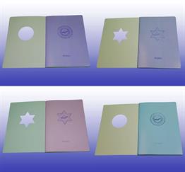 Bam 2174 Astroloji Tasarımlı Çizgisiz Defter x12