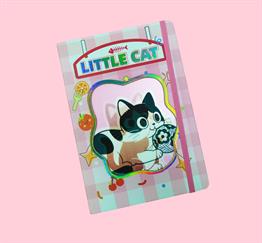 Bam 2178 Kedi Tasarımlı Hologram Kapaklı Defter x16
