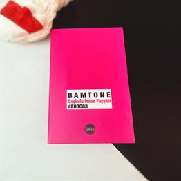 Bam Tone Fuşya Tasarımlı Lastikli Defter