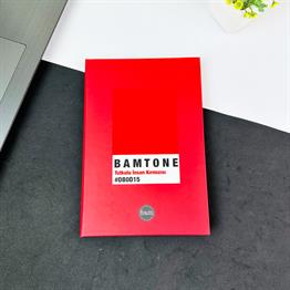 Bam Tone Kırmızı Tasarımlı Lastikli Defter