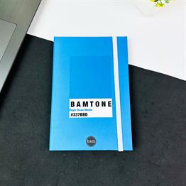 Bam Tone Mavi Tasarımlı Lastikli Defter