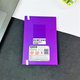 Bam Tone Mor Tasarımlı Lastikli Defter