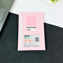 Bam Tone Pembe Tasarımlı Lastikli Defter