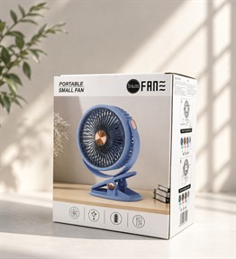 Bam ZB-125B TEK KADEMELİ ŞARJLI EL FANI