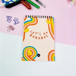 Bananas Tasarımlı Spiralli Defter