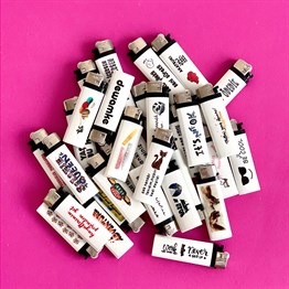 Baskılı Taşlı Plastik Çakmak Toptan İstoç