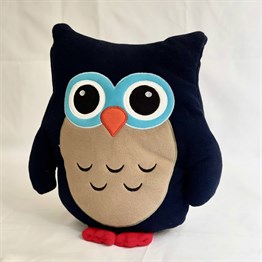 Baykuş Tasarımlı Peluş Yastık