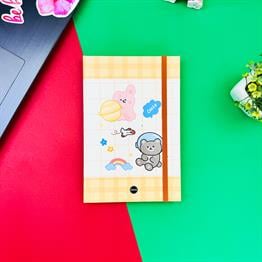 Bear Cute Tasarımlı Lastikli Defter