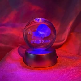 Bedeller Ödedik Tasarımlı Işıklı Cam Küre