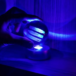 Believe Dream Shine 3D LED Glass Globe 6 Different Models
