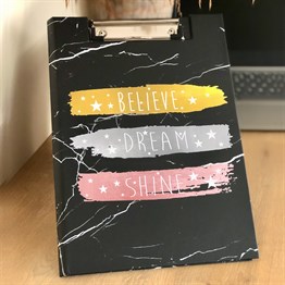 Believe Dream Shıne Tasarımlı Kapaklı Sekreterlik