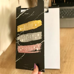Believe Dream Shıne Tasarımlı Kapaklı Sekreterlik