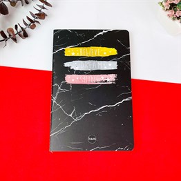 Believe Dream Shine Tasarımlı Terzi Dikişli Defter