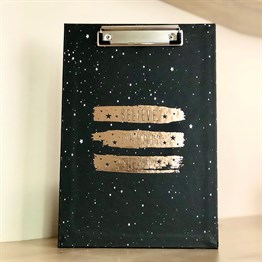 Believe Dream Shine Clipboard