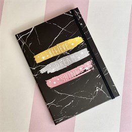 Believe Tasarımlı Lastikli Defter