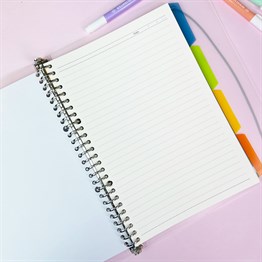 Beyaz Lastikli Kendindin Yap Defter B5 