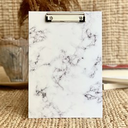 White Marble Clipboard