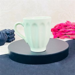 Beyaz Renk Badem Kupa 250 Ml 