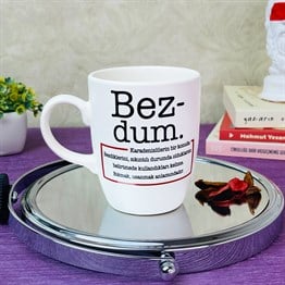 Bezdum Tasarımlı White Printed Mug