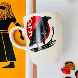 Bilge Karga Tasarımlı White Printed Mug