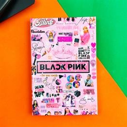 Black Pink 2 Tasarımlı Lastikli Defter