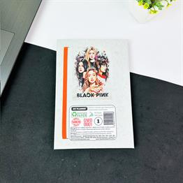 Black Pink Girl Tasarımlı Lastikli Defter