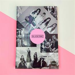 Black Pink Tasarımlı Lastikli Defter