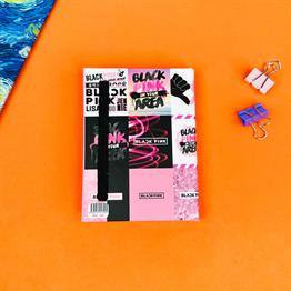 Black Pink Tasarımlı Sert Kapaklı Mini Defter